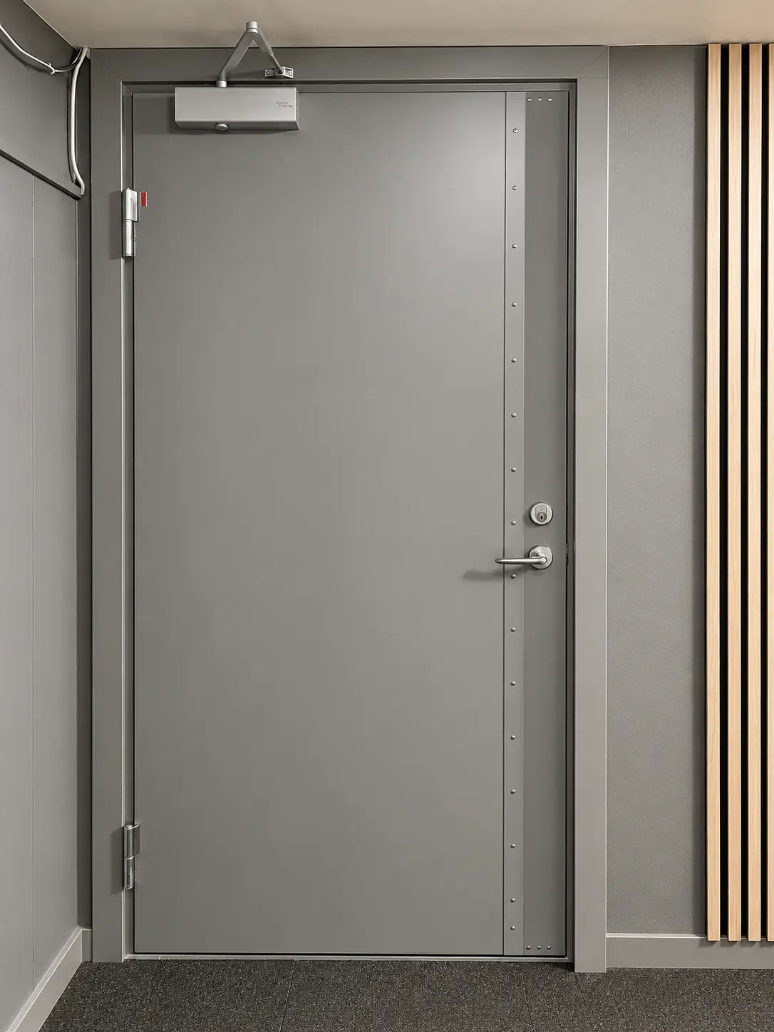 Installerad branddörr från Dörrakuten